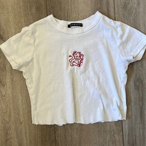 barely used brandy melville red devil tee